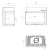 ECHATECH FONT 800 L ou R (Vitre Gauche ou droite)